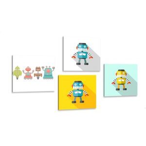 SET DI QUADRI PER GLI AMANTI DEI ROBOT PER BAMBINI - COLLEZIONI DI QUADRI - QUADRI