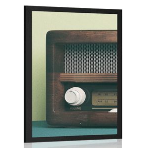 PLAKAT RETRO RADIO - VINTAGE I RETRO - PLAKATY