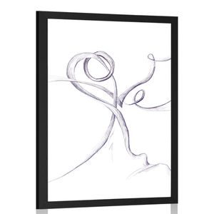 POSTER DE MYSTERIEUZE INSCRIPTIE LOVE - EIGEN ONTWERPEN - POSTERS