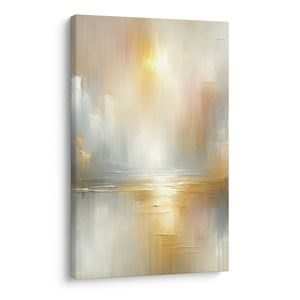 OBRAZ JEMNÁ ZLATÁ ABSTRAKCIA KRAJINY - OBRAZY - 🔥 TOTÁLNY VÝPREDAJ