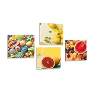 BILDER-SET BUNTES OBST - BILDERSETS - BILDER