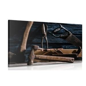 CANVAS PRINT CARPENTRY TOOLS - VINTAGE AND RETRO PICTURES - PICTURES