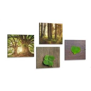 CANVAS PRINT SET BREEZE OF NATURE - SET OF PICTURES - PICTURES
