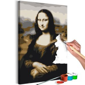 Slika slikanje po številkah Leonardo da Vinci - Mona Lisa