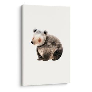 OBRAZ ROZTOMILÝ MEDVĚD V LESE - CHILDREN'S PICTURES OF ANIMALS - PICTURES