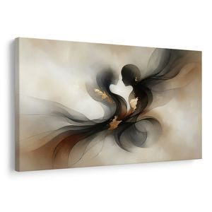 TABLEAU SUR TOILE – ABSTRACTION DANSANTE EN MOUVEMENT - TABLEAUX D'AMOUR - TABLEAUX
