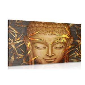 CANVAS PRINT SMILING BUDDHA - PICTURES FENG SHUI - PICTURES