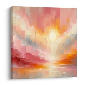 TABLOU DIMINEAȚĂ AURIE ÎN CULORI - TABLOU RĂSĂRIT ȘI APUS DE SOARE - TABLOURI