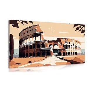 CANVAS PRINT COLOSSEUM IN ROME - PICTURE PARIS - PICTURES