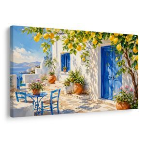 ΠΊΝΑΚΑΣ ΣΕ ΚΑΜΒΆ ΜΕΣΟΓΕΙΑΚΉ ΓΩΝΙΆ ΜΕ ΛΕΜΟΝΙΆ - ΠΊΝΑΚΕΣ ΘΆΛΑΣΣΑ ΚΑΙ ΠΑΡΑΛΊΑ - ΠΊΝΑΚΕΣ