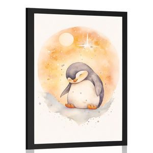 POSTER PINGUIN VISĂTOR - ANIMĂLUȚE VISĂTOARE - POSTERE