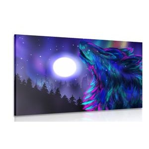 WANDBILD WOLFSMOND - BILDER TIERE - BILDER