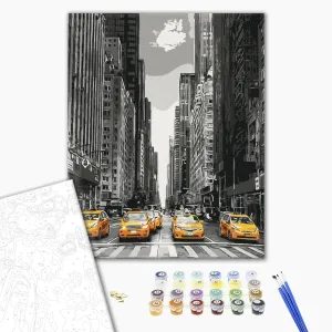 PEINTURE PAR NUMÉROS DE RUE À NEW YORK - VILLES - PEINTURE PAR NUMÉROSS