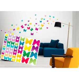 Διακοσμητικά αυτοκόλλητα τοίχου πεταλούδες