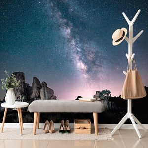 SELBSTKLEBENDE TAPETE STERNENHIMMEL ÜBER FELSEN - TAPETEN - 🔥 TOTALAUSVERKAUF