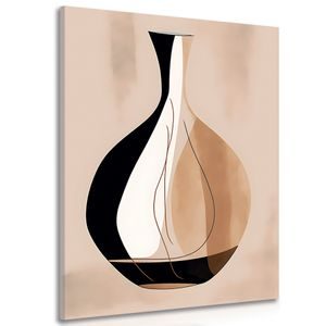 WANDBILD ABSTRAKTE FORMEN VASE - WANDBILDER ABSTRAKTE FORMEN - BILDER