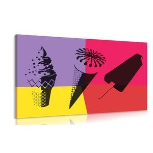 CANVAS PRINT SUMMER POP ART - POP ART PICTURES - PICTURES