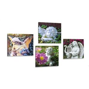 CANVAS PRINT SET A TOUCH OF HEAVENLY PEACE - SET OF PICTURES - PICTURES