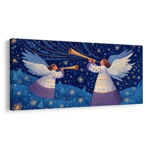 OBRAZ SVÁTEČNÍ ANDĚLSKÁ MELODIE - VÁNOČNÍ A ZIMNÍ OBRAZY - PICTURES