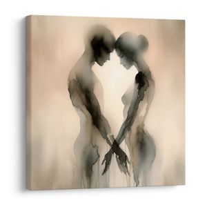 TABLEAU SUR TOILE – INSTANT QUI DURE TOUJOURS - TABLEAUX D'AMOUR - TABLEAUX
