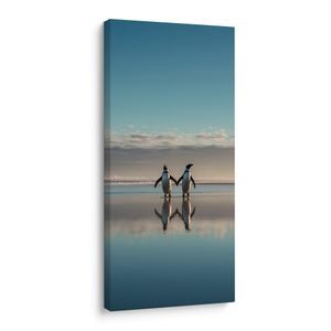 OBRAZ TUČŇÁCI V ZIMNÍ KRAJINĚ - PICTURES OF SEA AND BEACH - PICTURES