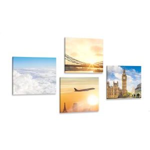 CANVAS PRINT SET UNIQUE PATH - SET OF PICTURES - PICTURES