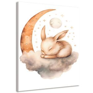 CANVAS PRINT DREAMY BUNNY - DREAMY LITTLE ANIMALS - PICTURES