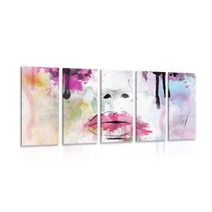 5-DIELNY OBRAZ MÓDNA ŽENA (2) - PICTURES - 🔥 TOTAL SALE 🔥