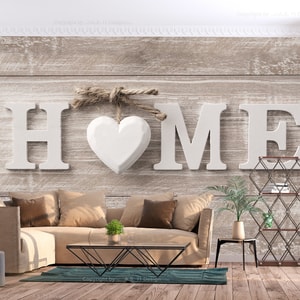 Photo wallpaper with the words HOME