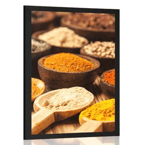 POSTER SPICES AND HERBS - WITH A KITCHEN MOTIF - POSTERS