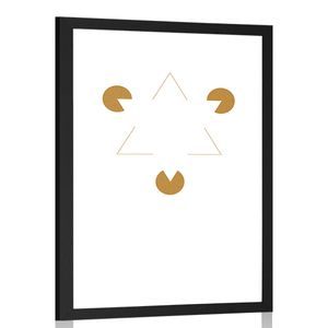 AFFICHE AVEC MONTURE UN MOTIF SIMPLE - DE NOTRE ATELIER - AFFICHES