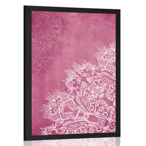 AFFICHE – ÉLÉMENTS DE MANDALA FLORALE - FENG SHUI - AFFICHES