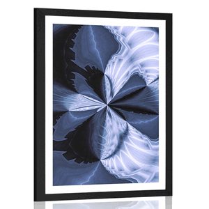 POSTER WITH MOUNT ARTISTIC ABSTRACTION - ABSTRACT AND PATTERNED - POSTERS