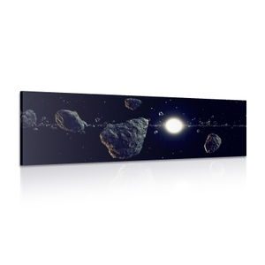 QUADRO SU TELA – METEORITI - QUADRI DELLO SPAZIO E DELLE STELLE - STAMPE E QUADRI