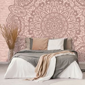 SJÄLVHÄFTANDE FOTOTAPET BLOMMIG MANDALA - SJÄLVHÄFTANDE FOTOTAPETER - FOTOTAPETER