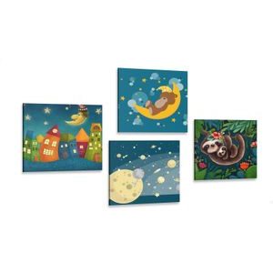 CANVAS PRINT SET FAIRYTALE WORLD - SET OF PICTURES - PICTURES
