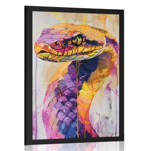 PLAKAT ZMIJE POPUT SLIKE NA PLATNU - ZMIJE - PLAKATI