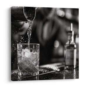 CANVAS SCHILDERIJ GEMIXTE COCKTAIL - SCHILDERIJEN ETEN EN DRINKEN - SCHILDERIJEN