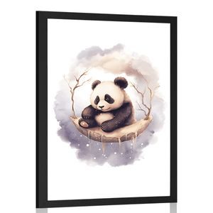 PLAKAT PANDA SANJARKA - ŽIVOTINJICE SANJARI - PLAKATI