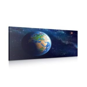 WANDBILD PLANET ERDE - BILDER VON UNIVERSUM UND STERNEN - BILDER