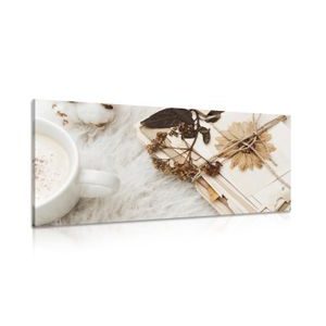 OBRAZ ZBIERKA STARÝCH LISTOV - VINTAGE A RETRO OBRAZY - OBRAZY