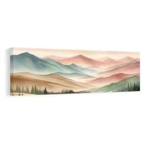 OBRAZ KLIDNÁ KRAJINA S HORAMI - ΠΊΝΑΚΕΣ ΑΠΌ ΒΟΥΝΆ - ΠΊΝΑΚΕΣ