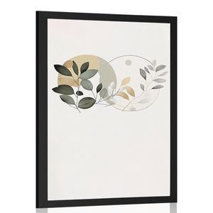 POSTER FRUNZE BOHO ÎN CERCURI - BOTANICE - POSTERE