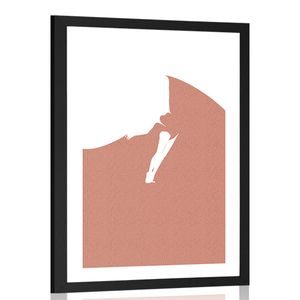 AFFICHE – ABSTRACTION DE LA DANSE MYSTÉRIEUSE AVEC PASSE-PARTOUT - MOTIFS DE NOTRE ATELIER - AFFICHES