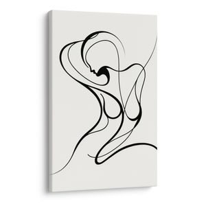 KÉP ABSZTRAKT NŐI VONAL - NŐKET ÁBRÁZOLÓ KÉPEK - KÉPEK