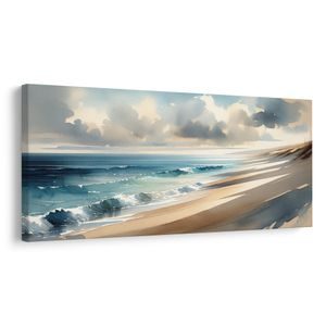 SLIKA DOTIK MORJA NA PLATNU - SLIKE MORJE IN PLAŽA - SLIKE