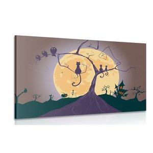 QUADRO FANTASMI DELLA NOTTE - QUADRI DI GATTI - QUADRI