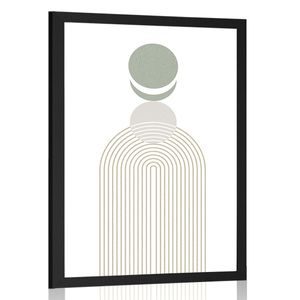 POSTER CURCUBEU MODERN CU CERCURI MID-CENTURY - MOTIVE DIN ATELIERUL NOSTRU - POSTERE