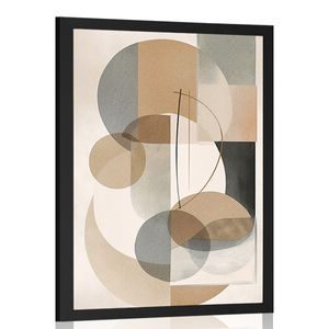 Plakát abstraktní tvary No9