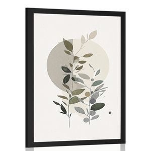 PLAGÁT MINIMALISTICKÉ RASTLINKY V BOHO ŠTÝLE - BOTANICKÉ - PLAGÁTY